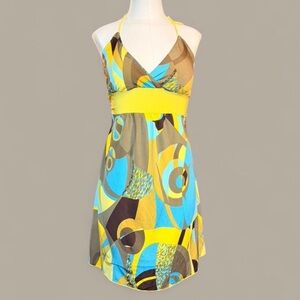 Charlotte Russe Retro print mini dress